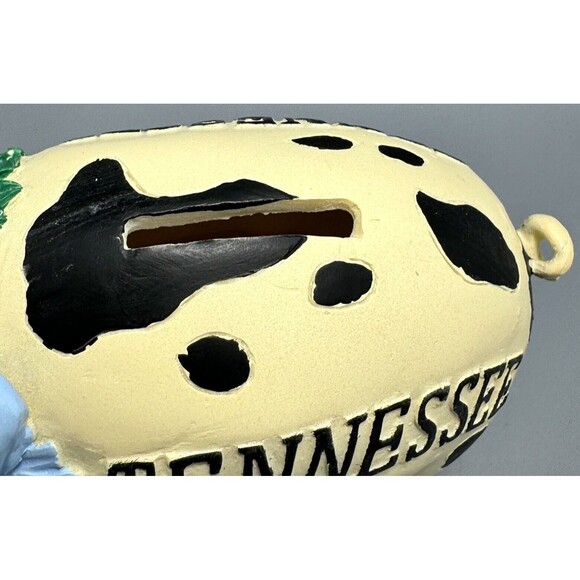 Tennessee Pig Piggy Bank Bringing Home The Bacon Blue Ribbon 1st Mc Art Co Farm - Picture 5 of 16